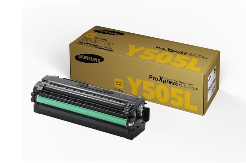 ORIGINALE-Samsung-toner-giallo-CLT-Y505L-SU512A-3500-pagine