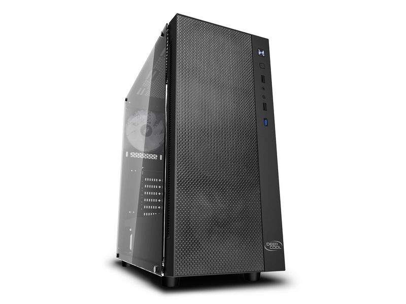 Case-DeepCool-Mid-Tower-Matrexx-55-Mesh-Gaming-ARGB-pannello-laterale-vetro-temperato