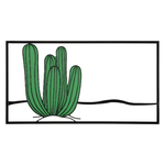 Decorazione Parete Cactus cm 60X1,3X34 - CACTUS