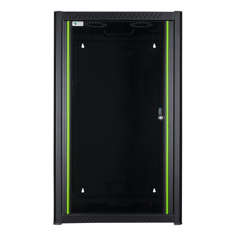 LOGON-RWM20U56BL-rack-20U-Da-parete-Nero--19--20U-Rack-Wall-Mount-600---x-560-x-1000mm---Black---Warranty-60M-