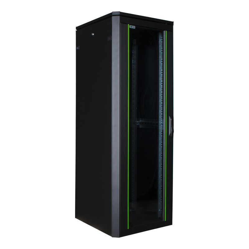 LOGON-RDL32U61BL-rack-32U-Rack-indipendenti-Nero--19--32U-Rack-Cabinet-600-x---1000-x-1608mm-Data-Line-----Black---Warra