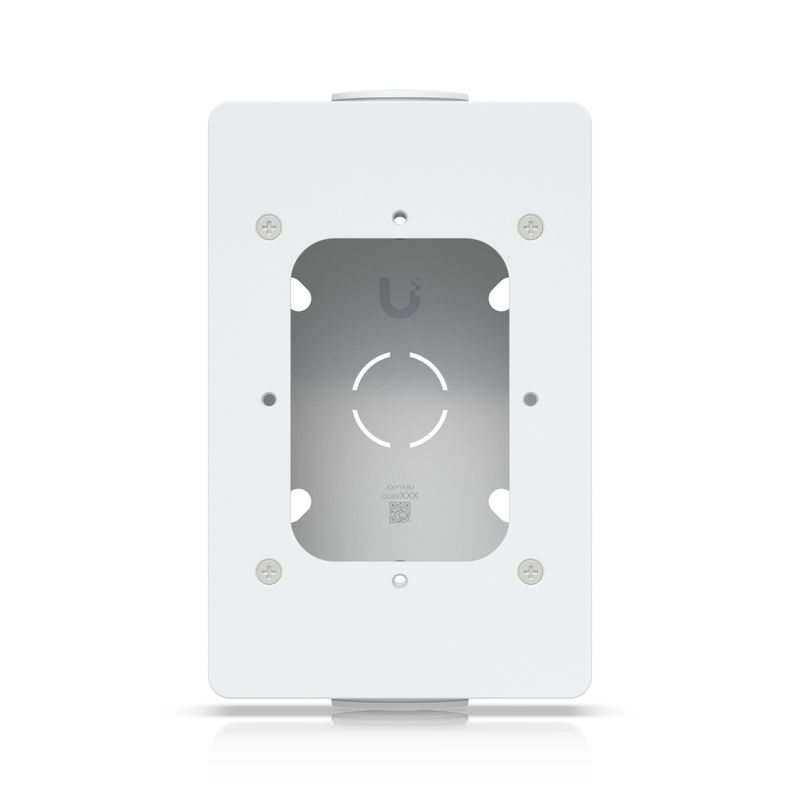 Junction-box-for-UniFi-Access---Readers-and-Intercom-Viewers---that-support-flat-surface-mounting-and-attachment-to-3-4-