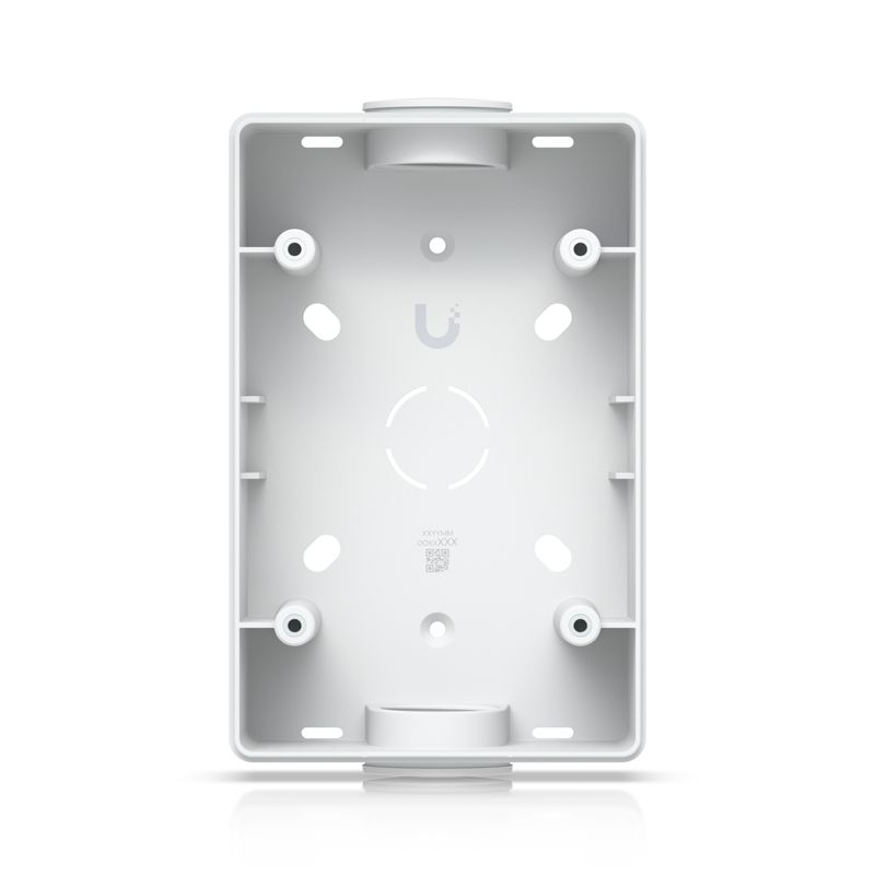 Junction-box-for-UniFi-Access---Readers-and-Intercom-Viewers---that-support-flat-surface-mounting-and-attachment-to-3-4-