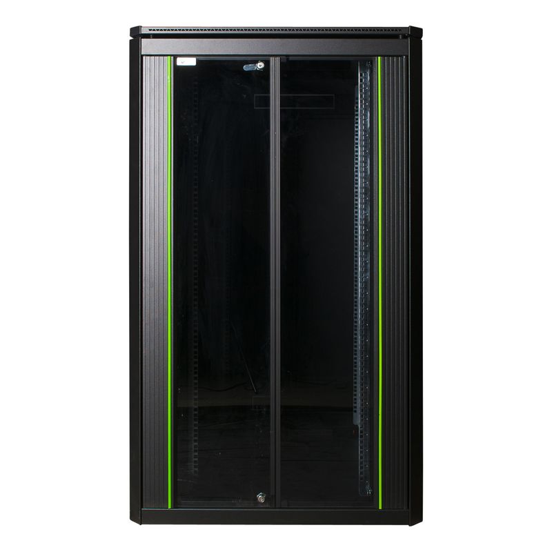 LOGON-RDL26U81BL-rack-26U-Rack-indipendenti-Nero--19--26U-Rack-Cabinet-800-x---1000-x-1342mm-Data-Line-----Black---Warra