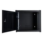 LOGON-RWM09U56BL-rack-9U-Da-parete-Nero--19--9U-Rack-Wall-Mount-600-x---560-x-512mm---Black---Warranty-60M-