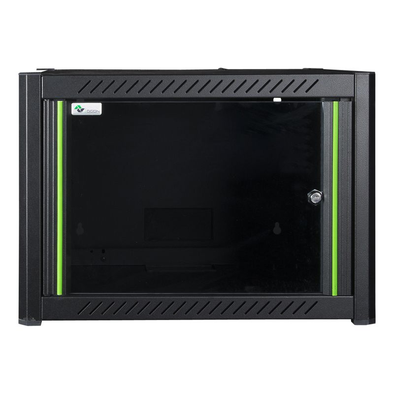 LOGON-RWP07U56BL-rack-7U-Da-parete-Nero--19--7U-Rack-Wall-Mount-Pro---600-x-560-x-423mm---Black---Warranty-60M-