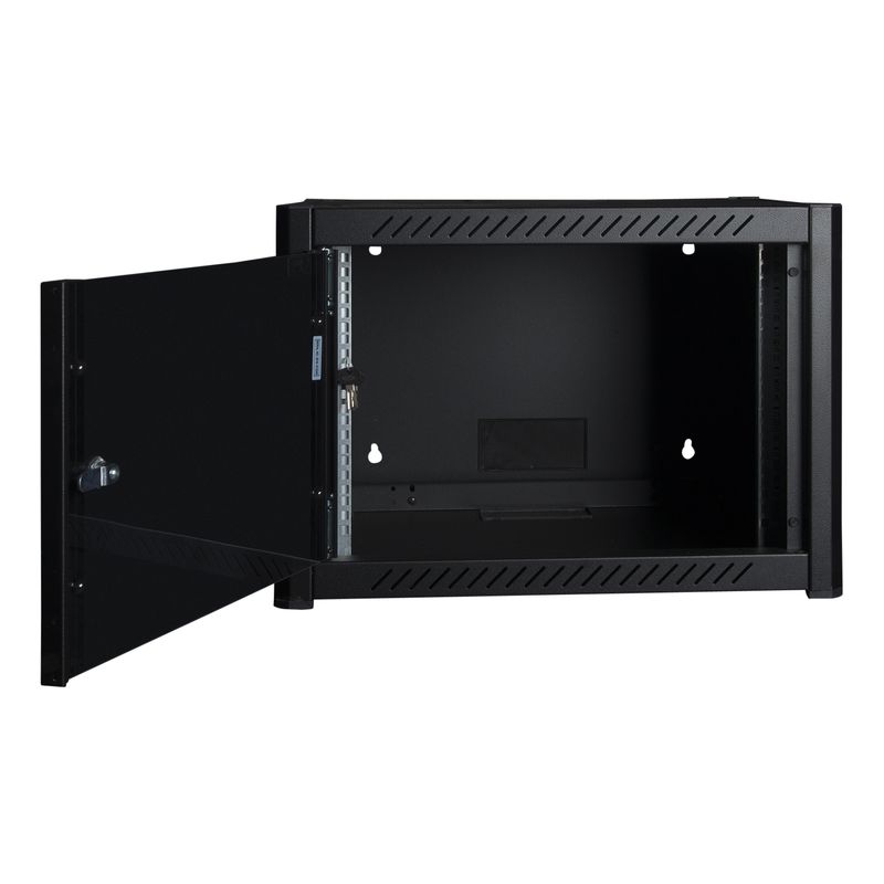 LOGON-RWP07U56BL-rack-7U-Da-parete-Nero--19--7U-Rack-Wall-Mount-Pro---600-x-560-x-423mm---Black---Warranty-60M-