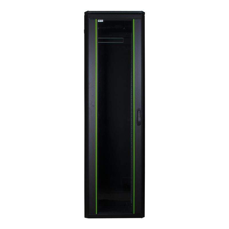 Armadio-a-terra--46U-dimensioni-WxDxH-600x600x2231mm-glass-door-color-RAL9005