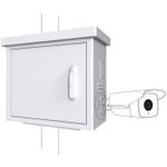 Lanview RCCTV002 rack 0U Bianco (Midi Radius Pole Mounted CCTV - Cabinet For 4 cameras 600 x - 300 x 550mm - White - War