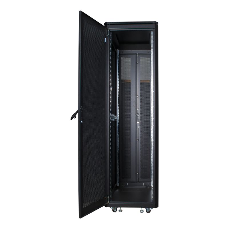 LOGON-RSL42U61BL-rack-42U-Rack-indipendenti-Nero--19--42U-Rack-Cabinet-600-x---1000-x-2053mm-Server-Line-----Black---War