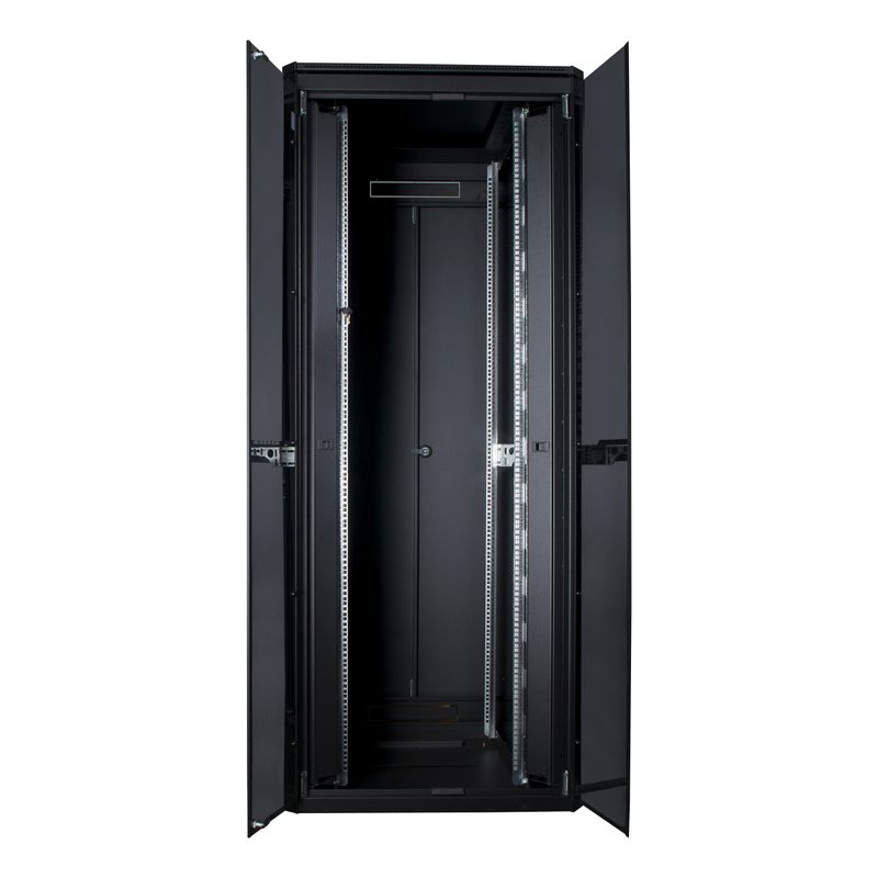 LOGON-RDL42U88BL-rack-42U-Rack-indipendenti-Nero--19--42U-Rack-Cabinet-800-x---800-x-2053mm-Data-Line-----Black---Warran