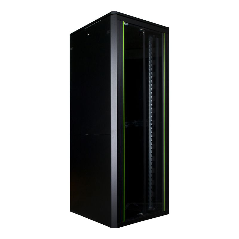 LOGON-RDL42U88BL-rack-42U-Rack-indipendenti-Nero--19--42U-Rack-Cabinet-800-x---800-x-2053mm-Data-Line-----Black---Warran