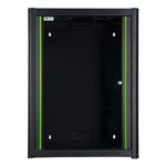 Lanview LOGON RWM16U56BL rack 16U Da parete Nero