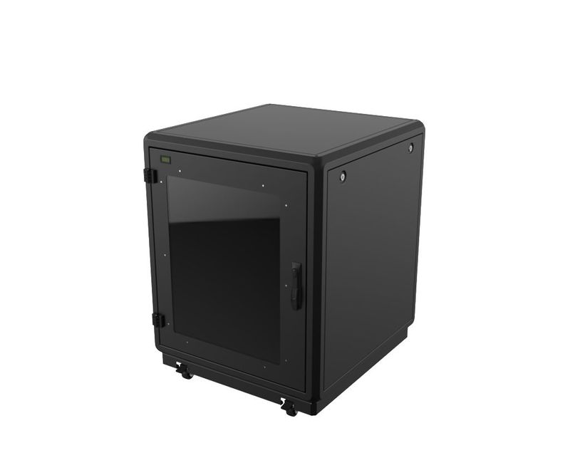 Lanview-RDLAK16U751BL-rack-16U-Nero--19--16U-Rack-Cabinet-750-x---1000-x-959mm-Soundproof-----Black---Warranty-60M-