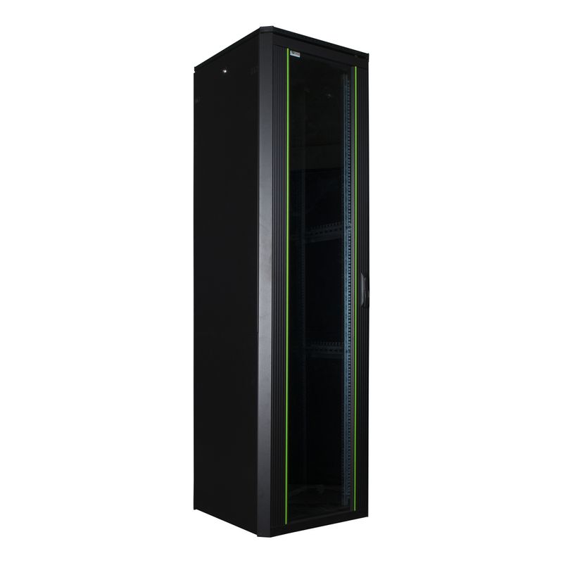 LOGON-RDL42U68BL-rack-42U-Rack-indipendenti-Nero--19--42U-Rack-Cabinet-600-x---800-x-2053mm-Data-Line-----Black---Warran