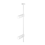 Maytoni Lampadario A Sospensione Moderno Elti Alluminio Bianco 2 Luci Gu10 50W