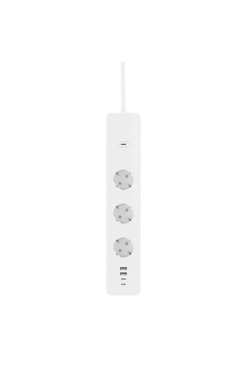 R6132-3-prese-AC-tipo-F-CEE-7-4--15-m-cablato-e-wireless-bianco