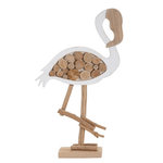 Scultura flamingo nature cm 31X9X56 - FLAMINGO