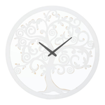 Orologio Albero Bianco cm diam 55X4,5 - WHITE TREE