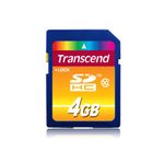 Transcend TS4GSDHC10 memoria flash 4 GB SDHC NAND Classe 10