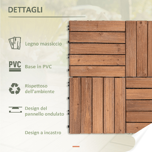 Outsunny-Piastrelle-per-Esterni-Pavimento-in-Legno-Set-27-Pezzi-Montaggio-a-Incastro-30x30x2.5cm