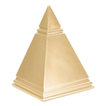 Soprammobile statua dorata di piramide - PYRAMIX