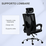 Vinsetto-Sedia-da-Ufficio-Ergonomica-Inclinabile-a-130°-con-Supporto-Lombare-e-Cervicale-58x62.5x112-120cm