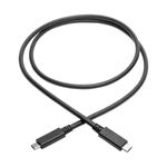 Tripp-Lite-U420-003-G2-5A-cavo-USB-0914-m-USB-3.2-Gen-2-3.1-Gen-2-USB-C-Nero--Eaton-Tripp-Lite-Series-USB-C-Cable-M-M---