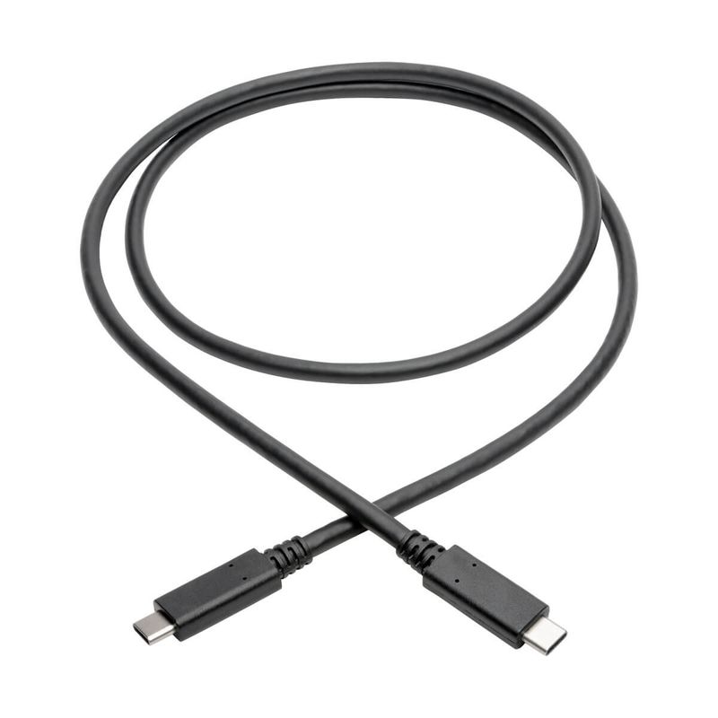 Tripp-Lite-U420-003-G2-5A-cavo-USB-0914-m-USB-3.2-Gen-2-3.1-Gen-2-USB-C-Nero--Eaton-Tripp-Lite-Series-USB-C-Cable-M-M---