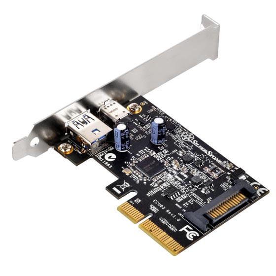 SilverStone-ECU03-USB-adapter-PCI-Express-2.0-x2-10Gbps