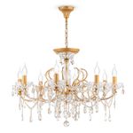 Maytoni Lampadaro Contemporaneo Sevilla Metallo Oro 8 Luci