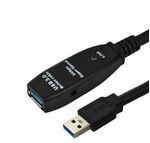 Cavo-Prolunga-Attivo-USB-3.0-Type-A-MF-10-Mt