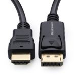 Microconnect-MC-DP-HDMI-1000-cavo-e-adattatore-video-10-m-DisplayPort-Nero--DisplayPort-1.2-to-HDMI-Cable---DisplayPort-