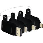 Vision TC-MULTIHDMI/BL adattatore per inversione del genere dei cavi mDP/DP/mHDMI/USB-C HDMI Nero (VISION Professional i