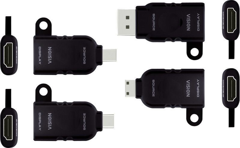 Vision-TC-MULTIHDMI-BL-adattatore-per-inversione-del-genere-dei-cavi-mDP-DP-mHDMI-USB-C-HDMI-Nero--VISION-Professional-i