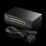 Cudy-GS1008PS2-switch-di-rete-Non-gestito-Gigabit-Ethernet--10-100-1000--Supporto-Power-over-Ethernet--PoE--Nero