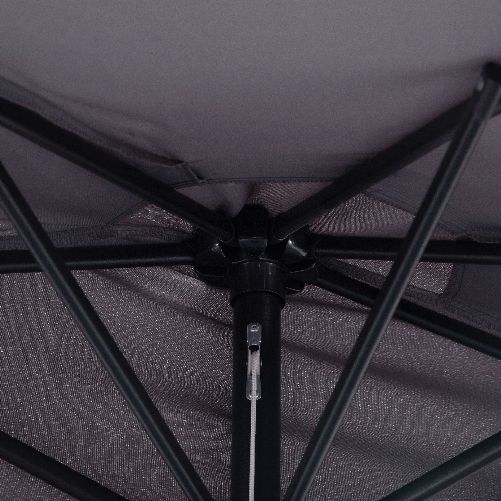 Outsunny-Ombrellone-Semicircolare-da-Parete-con-Manovella-in-Poliestere-e-Metallo-2.7x2.4-m-Grigio