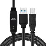 Active-USB-3.2-Gen-1-A-B-10m---M-M-Black-Active-USB-3.2-Gen---1-Cable-10m---Warranty-300M