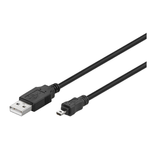 Microconnect USBAMB82 cavo USB USB 2.0 1,8 m USB A Mini-USB B Nero