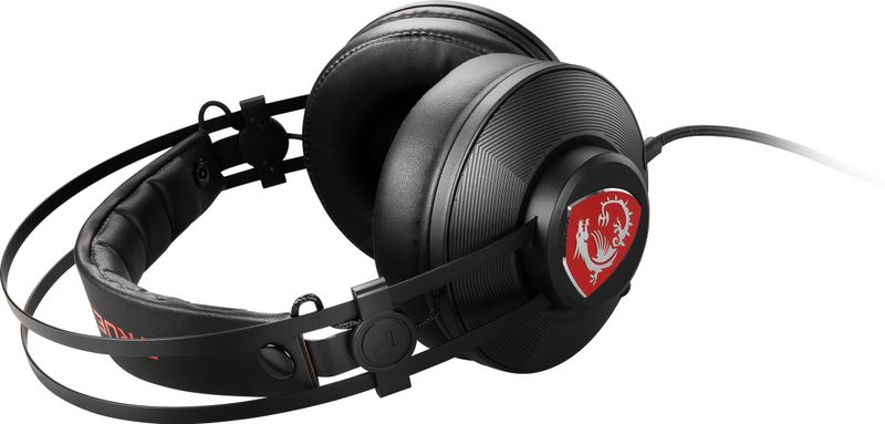 MSI-DS502-GAMING-HEADSET-cuffia-e-auricolare-Cablato-A-Padiglione-Giocare-Nero-Rosso--H991---Headset---full-size---Warra