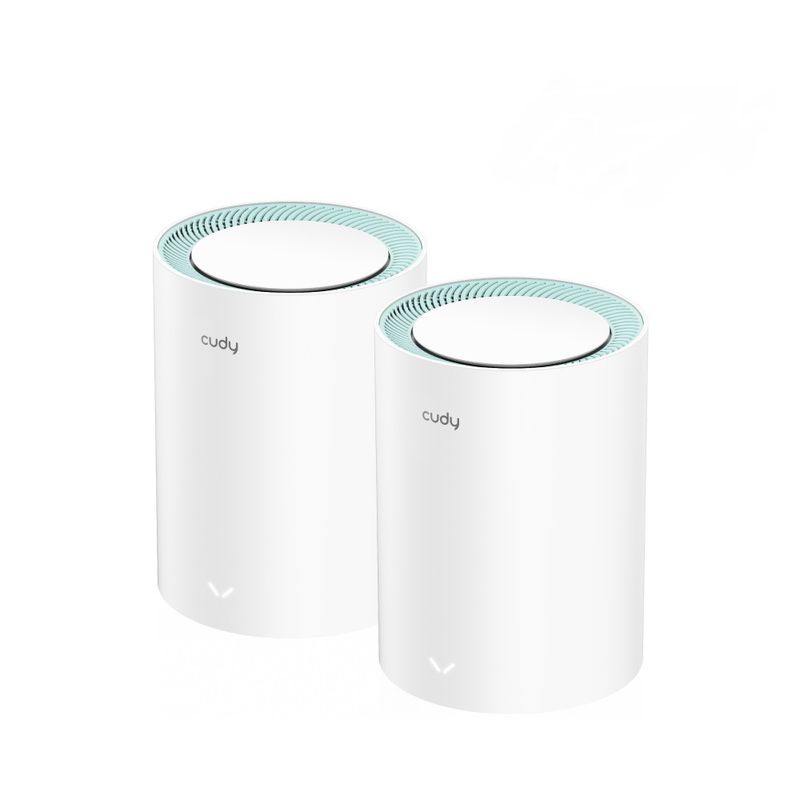 Cudy-M1300-2-PACK-sistema-Wi-Fi-Mesh-Dual-band--2.4-GHz-5-GHz--Wi-Fi-5--802.11ac--Bianco-1-Interno