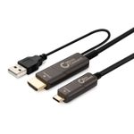 Microconnect USB3.1CHDMI30OP cavo e adattatore video 30 m USB tipo-C HDMI Nero