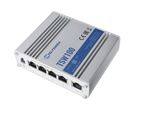 Teltonika-TSW100-switch-di-rete-Gigabit-Ethernet--10-100-1000--Supporto-Power-over-Ethernet--PoE--Blu-Metallico