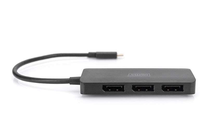 Digitus-Hub-Video-Mst-A-3-Porte--Usb-C™-->-3-Displayport-