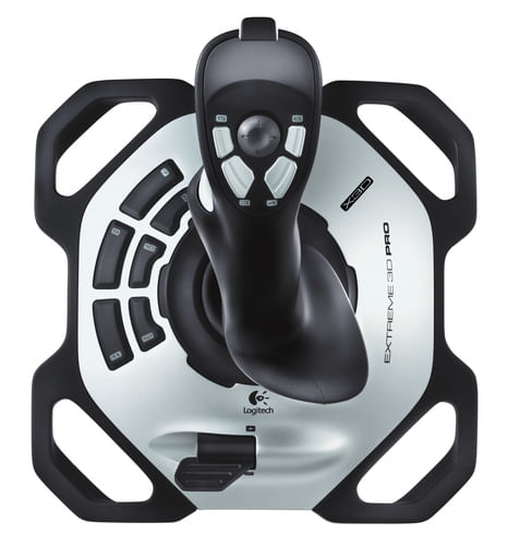 Logitech-G-Extreme-3D-PRO-Nero-Bianco-USB-2.0-Joystick-Digitale-PC