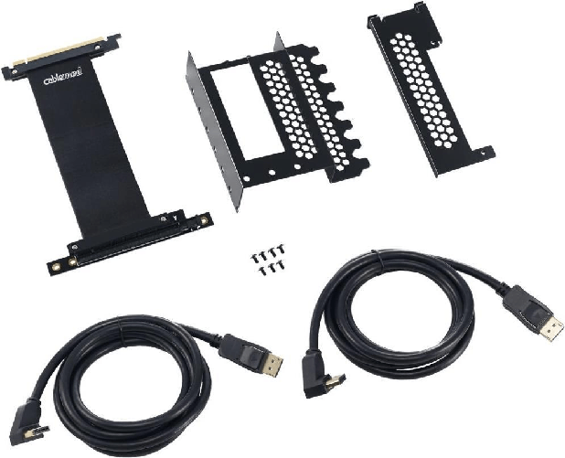 Cablemod CM-VPB-2DK-R parte del case del computer Midi Tower Supporto GPU (CableMod Vertical Graphics Card Holder with P