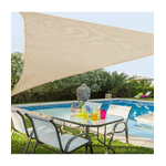 Trade Shop Traesio-vela Telo Parasole 3x3mt Tenda Triangolare Ombreggiante Giardino Tessuto Colore -