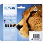 Epson ORIGINALE Epson Multipack nero / ciano / magenta / giallo C13T07154012 T0715 4 cartucce: T0711 + T0712 + T0713 +