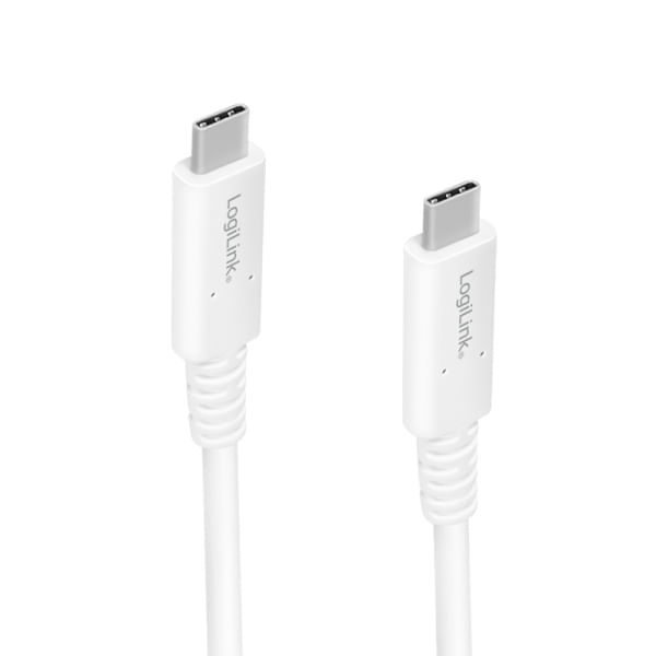 Cavo-di-collegamento-USB-4-USB-C-Gen3x2-marchio-E-8K-bianco