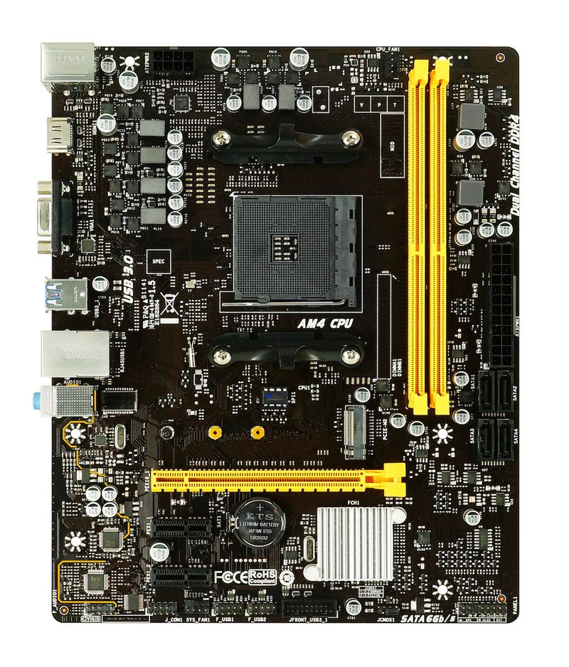 Biostar-B450MH-scheda-madre-AMD-B450-Socket-AM4-micro-ATX